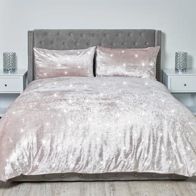 The Range Portia Sparkle Duvet and Pillow Case - Blush / Double