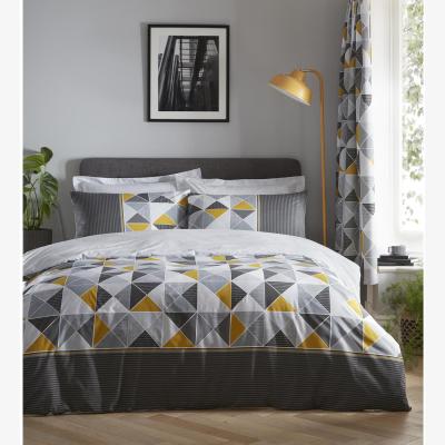 The Range 144 Thread Count Bedding Prisma Duvet Cover Set - Grey / Double