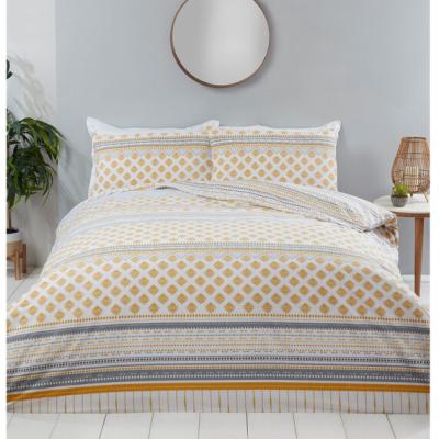 The Range Samara Tribal Duvet Cover and Pillowcase Set - Ochre / Double