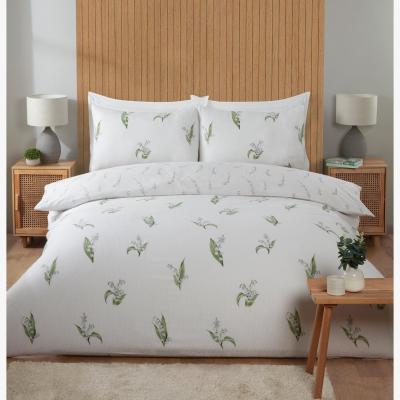 The Range Margot Waffle Duvet Cover and Pillowcase Set - White / Double