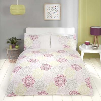 The Range Scandi Sunflower Berry Double Duvet Cover Bedding - Yellow