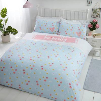 The Range Be Pretty Duvet Cover Set - Blue / Double