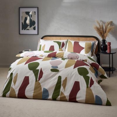 The Range Modern Minimalist Duvet Cover Set - Multicolour / Double