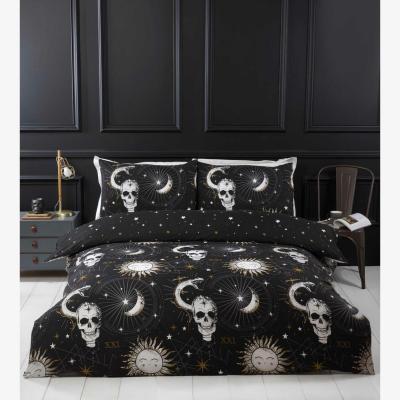 The Range Tarot Skulls Duvet Cover Set - Black / Double