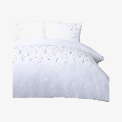 The Range Imogen Duvet Cover Set - BM255 - White/Saffron / Double