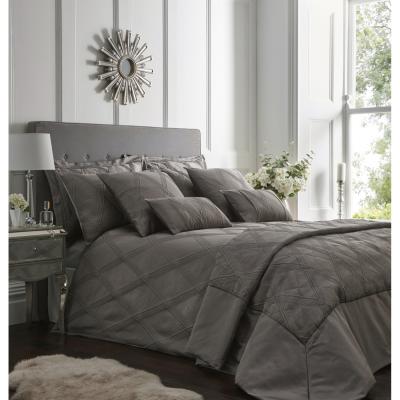 The Range Orlando Duvet Cover and Pillowcase Set - Grey / Double