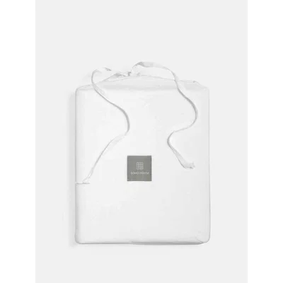 Soho Home House Duvet Cover White, Double/Full (button closure)