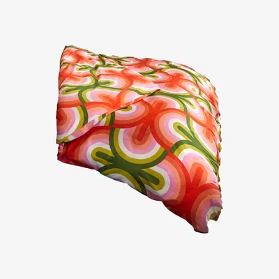 Wolf & Badger Pink / Purple / Green Groove Inn Duvet Cover In Double Uk Double Weirdstock