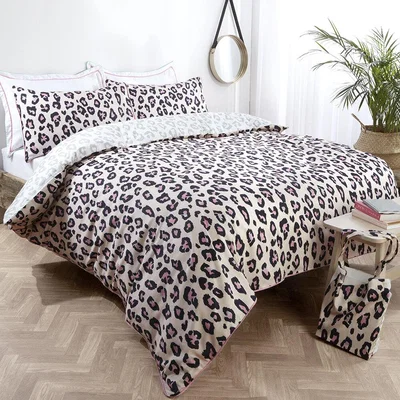 Amara Tabitha Webb - Snow Leopard Duvet Set - King