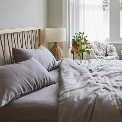 Amara Mela - Eucalyptus Duvet Bedding Set - Grey - King