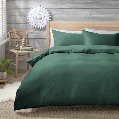 Habitat Habitat Green Cord Bedding Set - King size