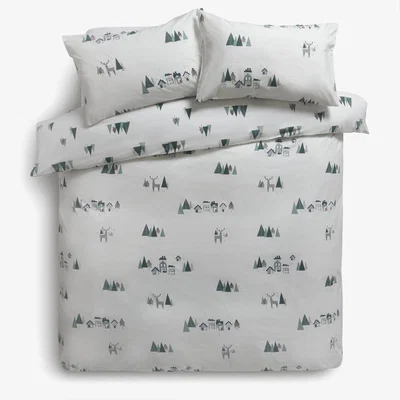 Habitat Habitat Christmas Woodland Scandi Bedding Set - Kingsize
