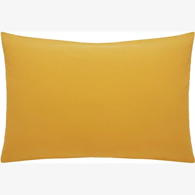 Habitat Habitat Stonewashed Cotton Mustard Bedding Set - Kingsize