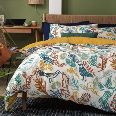 Habitat Habitat Artisan Bird Print Multicolor Bedding Set - Single