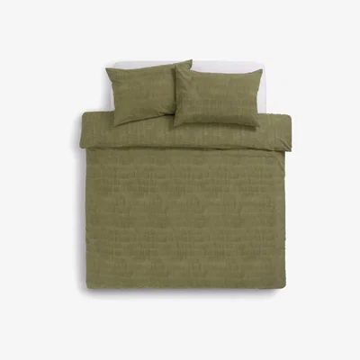 Habitat Habitat Naturalist Sticks Green Bedding Set - Kingsize