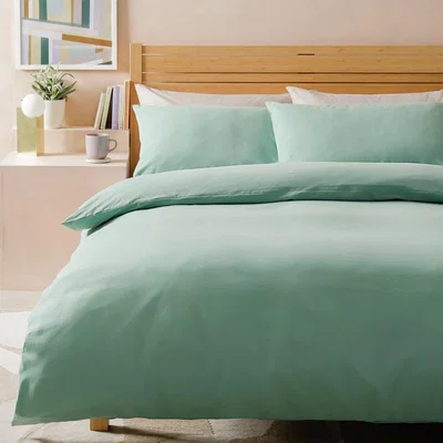 Habitat Habitat Washed Cotton Pistachio Bedding Set - King size