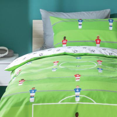 Habitat Habitat Football Table Print Green Kids Bedding Set - Single