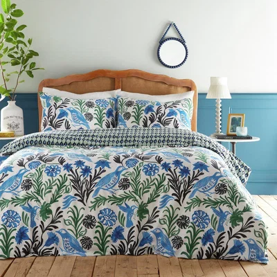 Habitat furn Alentjo Ocean Blue Bedding Set - King size