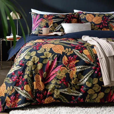 Habitat Habitat Botanical Christmas Bedding Set - Single