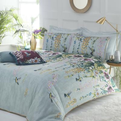 Habitat Paoletti Cotton Hanging Gardens 200TC Mint Bedding Set- King