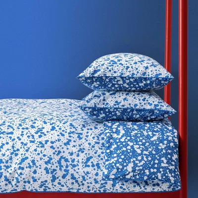 Habitat Habitat 60 Jackson Blue & White Cotton Bedding Set - King