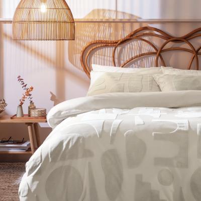 Habitat Habitat Velvet Panel Jacquard Shapes Bedding Set - Kingsize