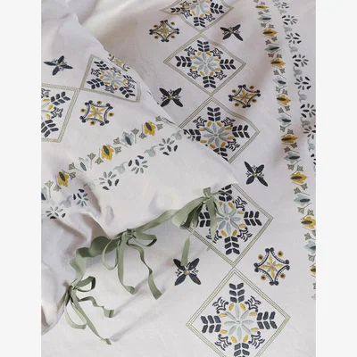 Marks & Spencer M&S X Fired Earth Acapulco Amaya Pure Cotton Bedding Set - 5FT - Multi, Multi