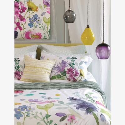 Marks & Spencer Bluebellgrey Pure Cotton Tetbury Meadow Bedding Set - 5FT - Multi, Multi
