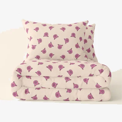 Marks & Spencer Percy Pig™ Fleece Bedding Set - 5FT - Pink Mix, Pink Mix
