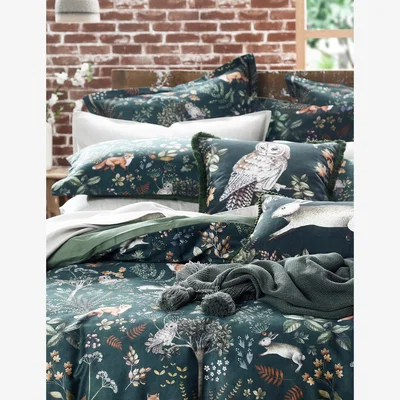Marks & Spencer Mm Linen Pure Cotton Briar Bedding Set - 5FT - Multi, Multi