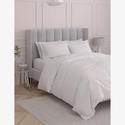 Marks & Spencer M&S Pure Cotton Diamond Embroidered Bedding Set - 5FT - Grey, Grey