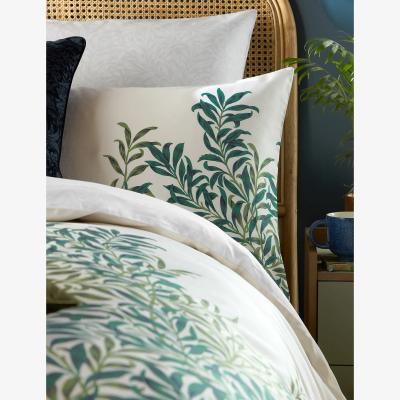 Marks & Spencer William Morris At Home Pure Cotton Sateen Creeping Willow Bedding Set - 5FT - Forest Green, Forest Green