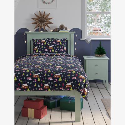 Marks & Spencer M&S Percy Pig™ Brushed Cotton Bedding Set - 5FT - Navy Mix, Navy Mix