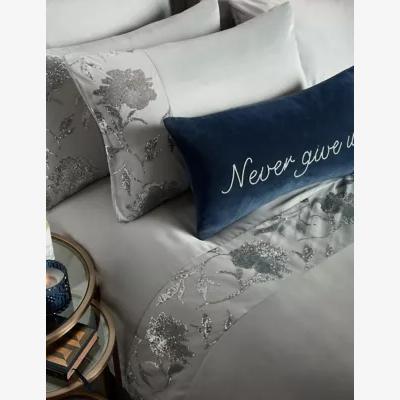 Marks & Spencer Amanda Holden Audrey Bedding Set - 5FT - Silver, Silver