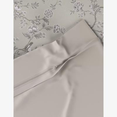 Marks & Spencer M&S Darya Bird Jacquard Bedding Set - 5FT - Silver Grey, Silver Grey,Midnight