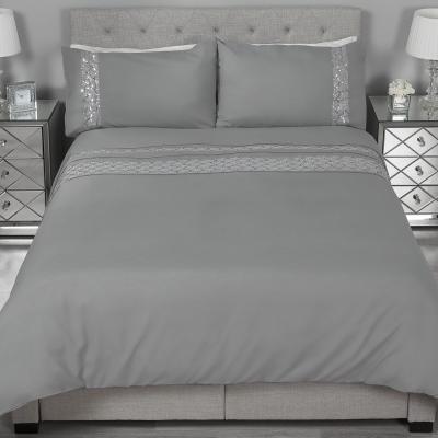 The Range Art Deco Sequin Duvet Cover and Pillowcase Set - King
