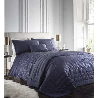 The Range Lucien Duvet And Pillowcase Set - Blue / King / 5cm / 1.6kg