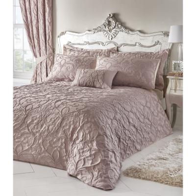 The Range Bentley Duvet Cover and Pillowcase Set - Blush / King
