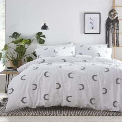 The Range Crescent Duvet Set - White / King