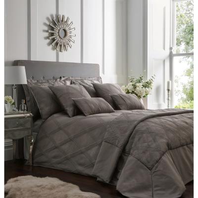 The Range Orlando Duvet Cover and Pillowcase Set - Grey / King