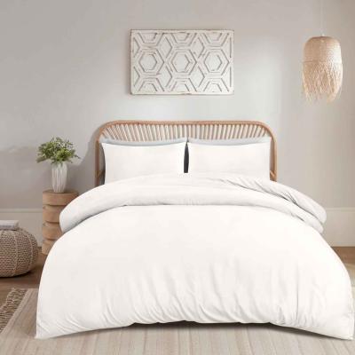 The Range Simple Duvet Cover Set - White / King