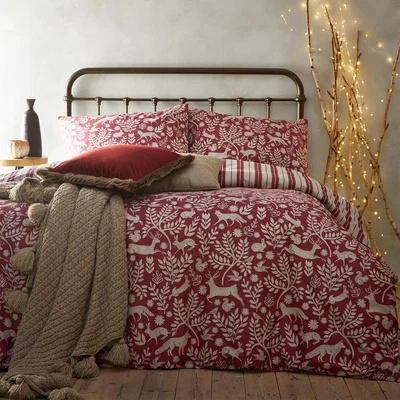 The Range Scandi Forest Duvet Cover Set - King