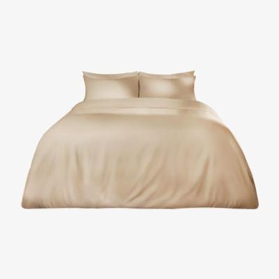 The Range Brentfords Plain Duvet Cover With Pillowcase Bedding Set - Stone / King size