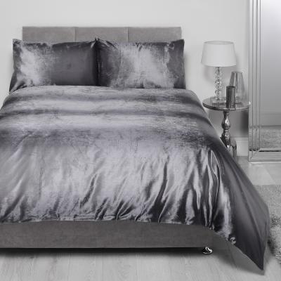 The Range Aurora Ombre Duvet Cover and Pillowcase Set - Silver / King