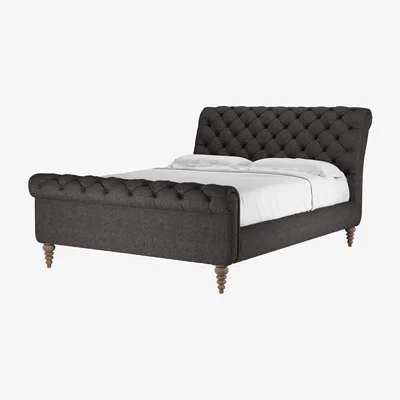 Sofa.com Knightsbridge King Bed in Anthracite Quartz - sofa.com