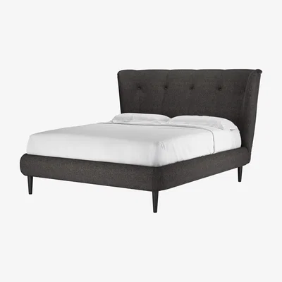 Sofa.com Audrey King Bed in Anthracite Quartz - sofa.com