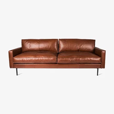 Amara Pols Potten - PPno.1 Leather Sofa - Dark Cognac