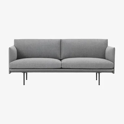Amara Muuto - Outline 2 Seater Sofa - Fiord 151