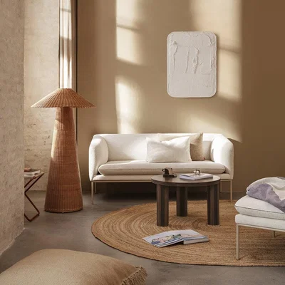 Amara ferm LIVING - Turn Two Seater - Cashmere Frame/Boucle Off-White