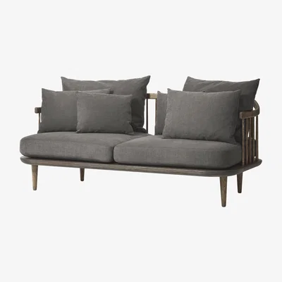 Amara &Tradition - Fly Sofa SC2 - Smoked Oiled Oak/Hot Madison 093